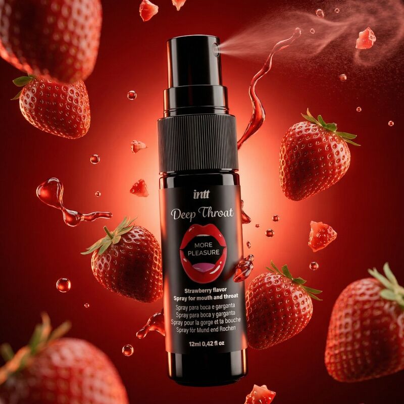 INTT - DEEP THROAT MORE PLEASURE SPRAY ORAL SABOR FRESA – Image 2