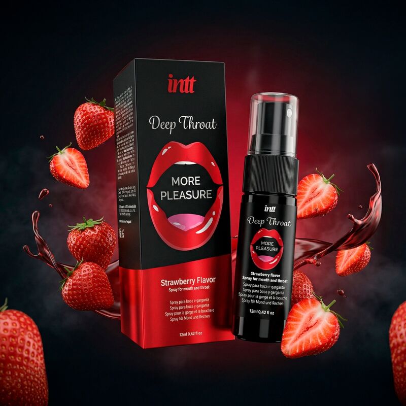 INTT - DEEP THROAT MORE PLEASURE SPRAY ORAL SABOR FRESA – Image 3