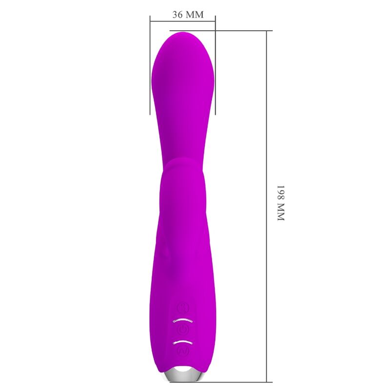 PRETTY LOVE - VIBRATEUR LAPIN RECHARGEABLE GLORIA IMPERMÉABLE VIOLET – Image 10