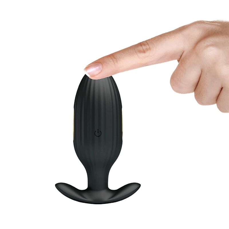 PRETTY LOVE - VIBRATEUR ANAL RECHARGEABLE KELLY PLUG NOIR – Image 5