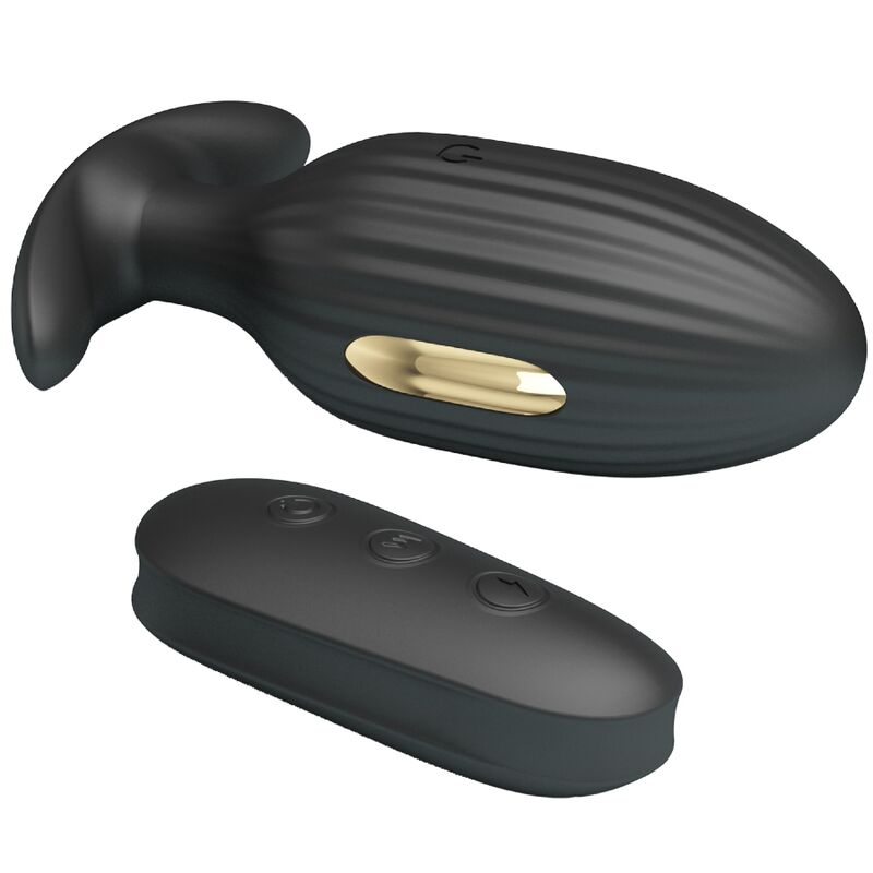 PRETTY LOVE - VIBRATEUR ANAL RECHARGEABLE KELLY PLUG NOIR – Image 4