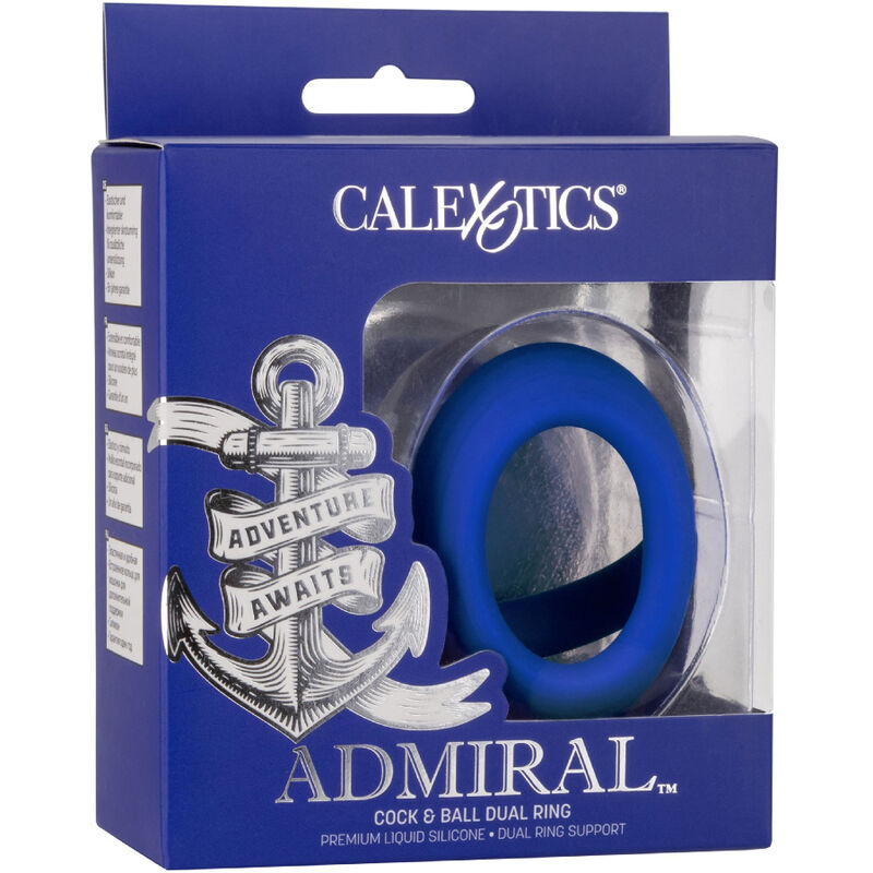 CALEXOTICS - ADMIRAL COCK BALL DOUBLE ANNEAU BLEU – Image 4