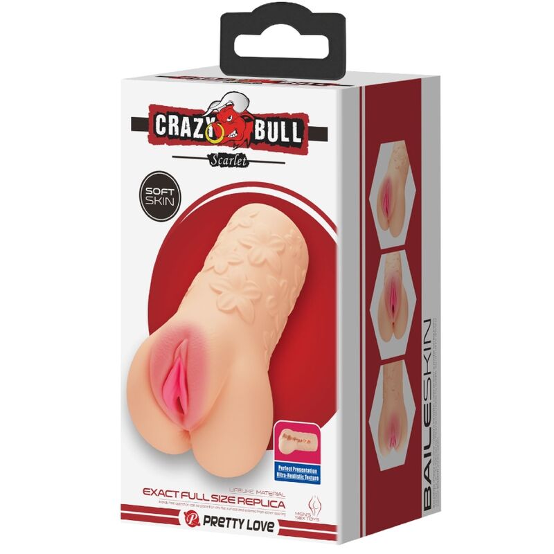 CRAZY BULL - MASTUBADOR ÉCARLATE EN FORME DE VAGIN – Image 5