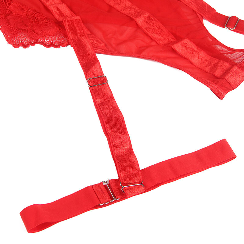 SUBBLIME - TEDDY CON LIGUERO DETALLE TIRAS PECHO ROJO S/M – Image 18