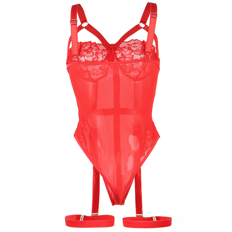 SUBBLIME - TEDDY CON LIGUERO DETALLE TIRAS PECHO ROJO S/M – Image 10