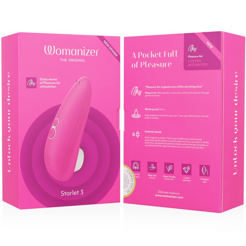 WOMANIZER - STIMULATEUR CLITORAL STARLET 3 ROSE – Image 7