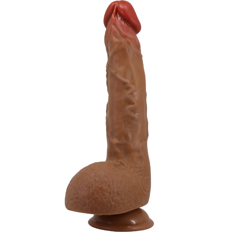 BAILE - MAGNIFIQUE VIBRATEUR RÉALISTE WILKS 5 RÉGLAGES 25 CM MULATO – Image 3