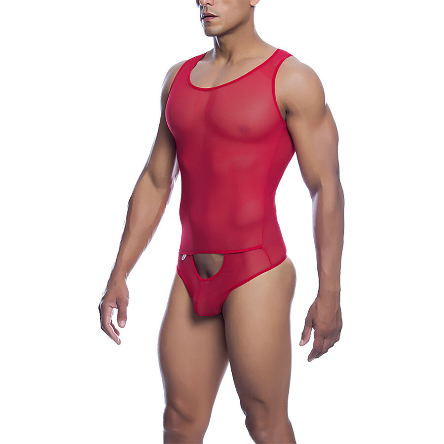 MOB - BODYSHEER TRANSPARTE ROJO TALLA S/M – Image 6