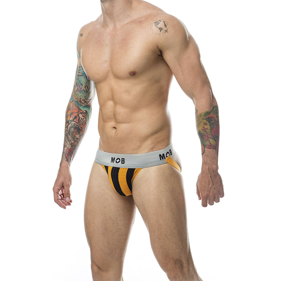MOB - JOCK CLASICO STRIPE NARANJA TALLA S – Image 4
