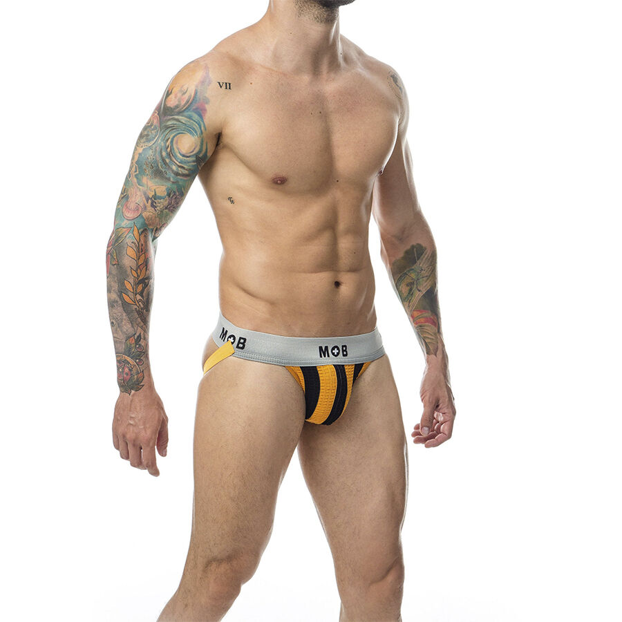 MOB - JOCK CLASICO STRIPE NARANJA TALLA S – Image 5