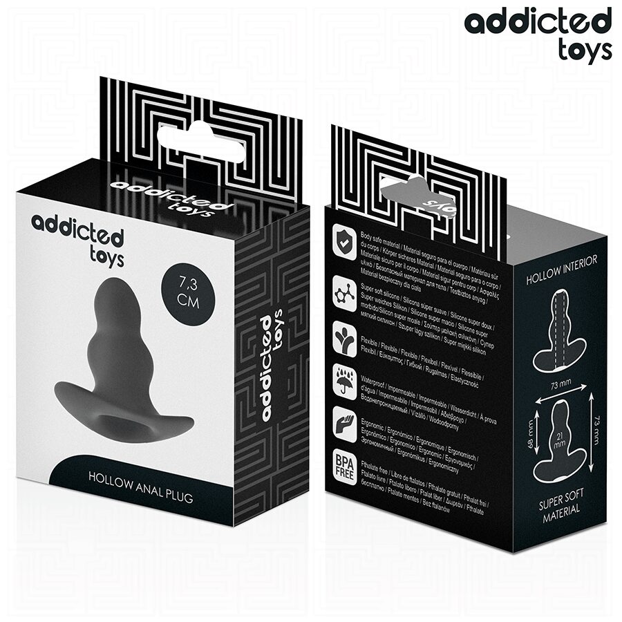 ADDICTED TOYS - PLUG ANAL CREUX TAILLE S 7,3 CM – Image 7