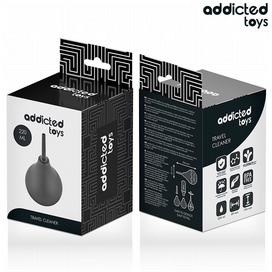 ADDICTED TOYS - NETTOYANT ANAL DE VOYAGE TAILLE L 220 ML – Image 7