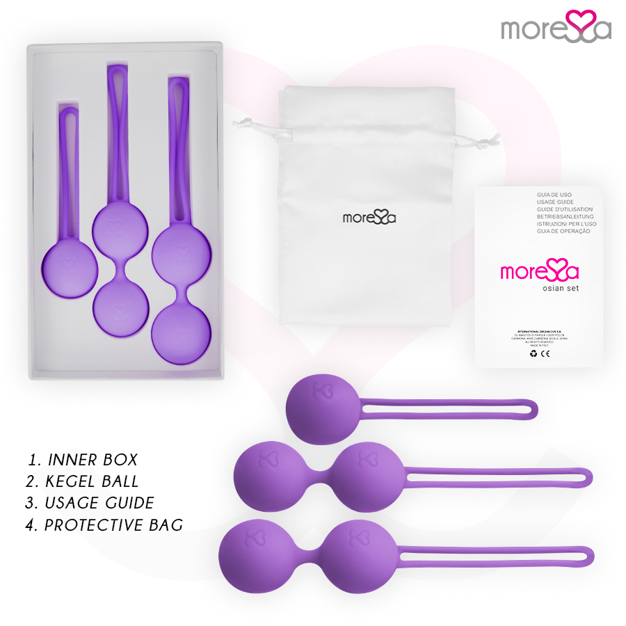 MORESSA - OSIAN SET PREMIUM SILICONE LILAS – Image 7
