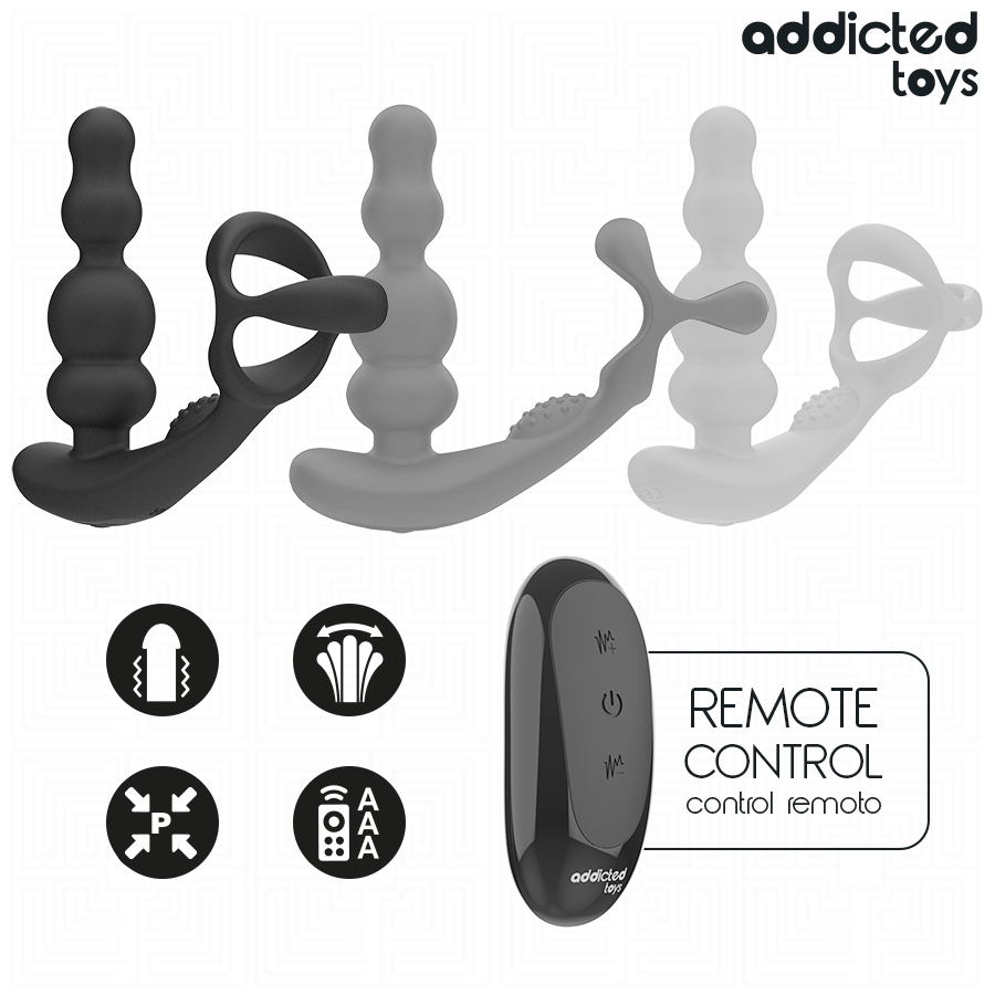 ADDICTED TOYS - MASSEUR DE PROSTATE ROTATIF À TÉLÉCOMMANDE – Image 4