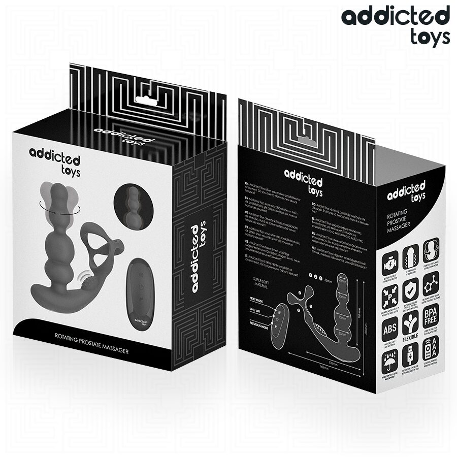 ADDICTED TOYS - MASSEUR DE PROSTATE ROTATIF À TÉLÉCOMMANDE – Image 7