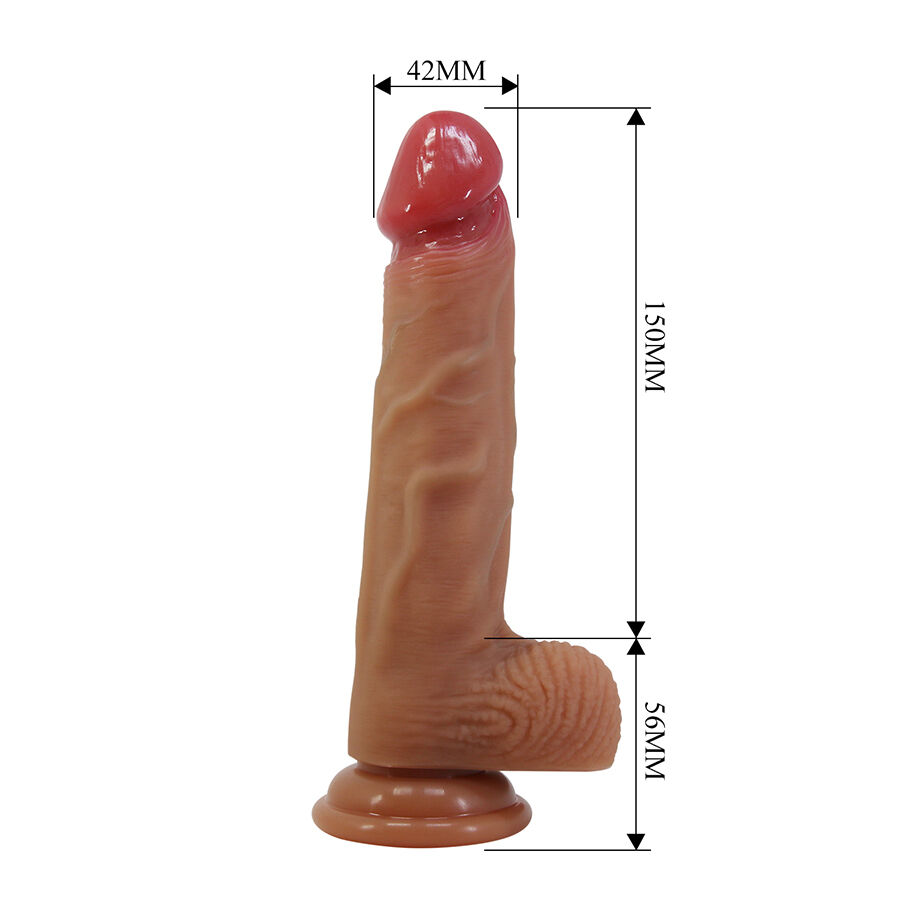 PRETTY LOVE - LISLE GODE RÉALISTE AVEC VENTOUSE 20,6 CM -Ø- 4,2 CM – Image 6