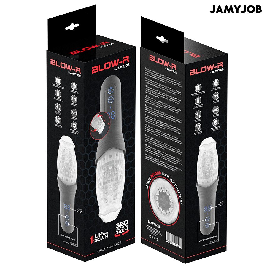 JAMYJOB - MASTURBATEUR BLOW-R AVEC MOUVEMENT DE POUSSÉE ET DE ROTATION – Image 6