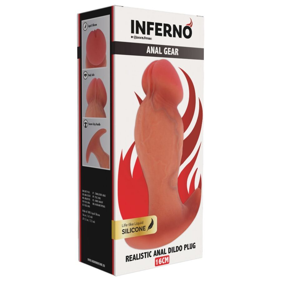 HIDDEN DESIRE - INFERNO PLUG ANAL RÉALISTE 16 CM – Image 3