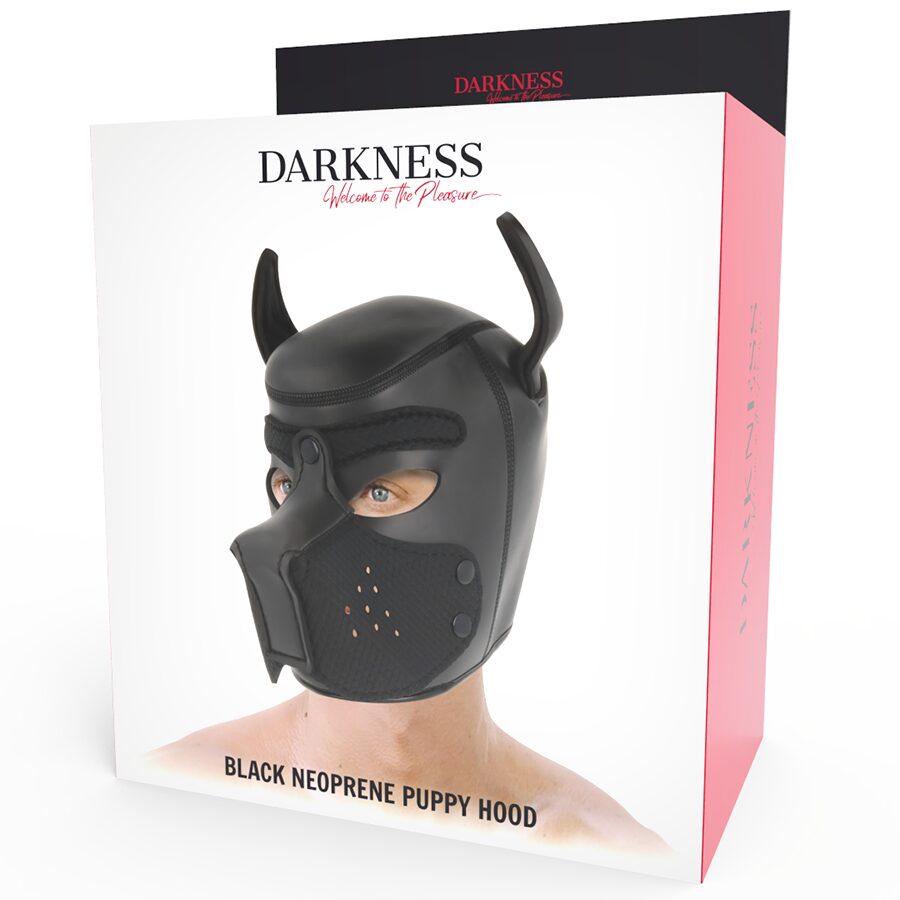 DARKNESS - MASQUE POUR CHIEN EN NÉOPRÈNE AVEC MUSEAU AMOVIBLE M – Image 3