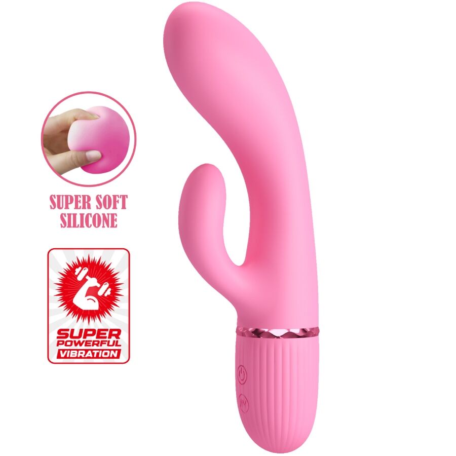 PRETTY LOVE - VIBRATEUR MARSKI RABBIT  POINT G ROSE