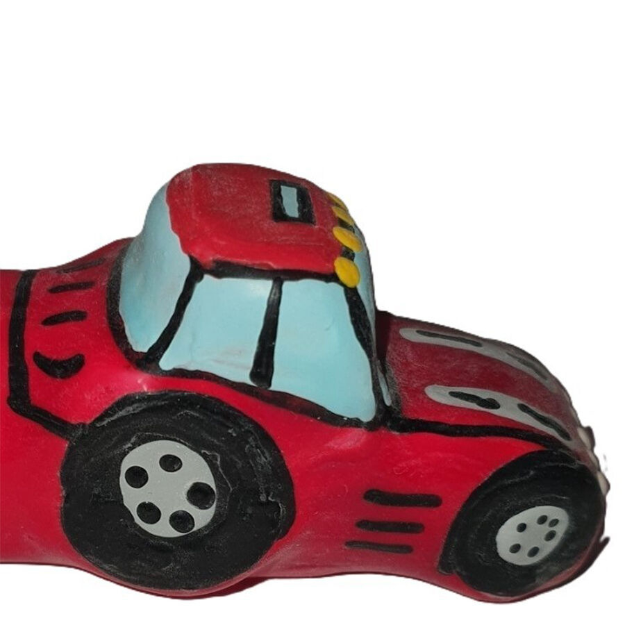 CONDOMERIE - PRÉSERVATIFS FANTAISIE PEINTS À LA MAIN TRACTEUR ROUGE XL