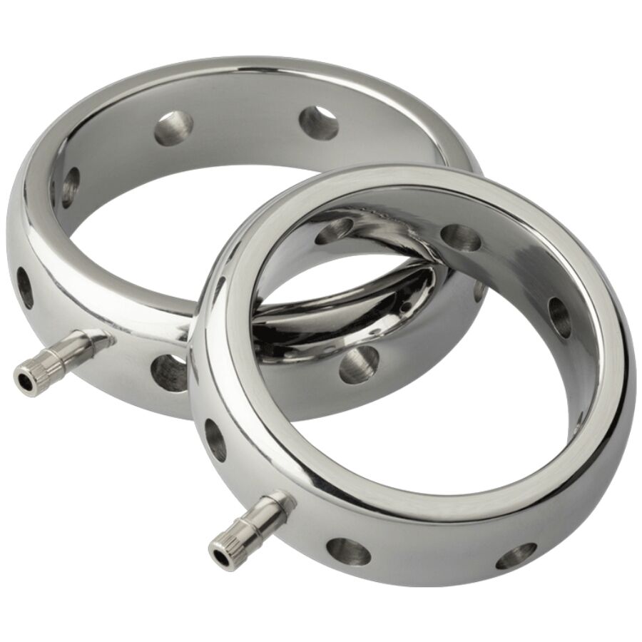 ELECTRASTIM - ANNEAU PÉNIS ÉLECTROMAGNÉTIQUE PRESTIGE EN MÉTAL 50 MM