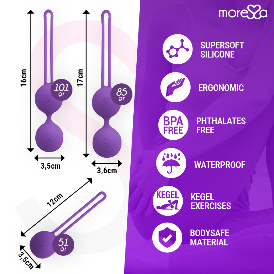 MORESSA - OSIAN SET PREMIUM SILICONE LILAS – Image 3