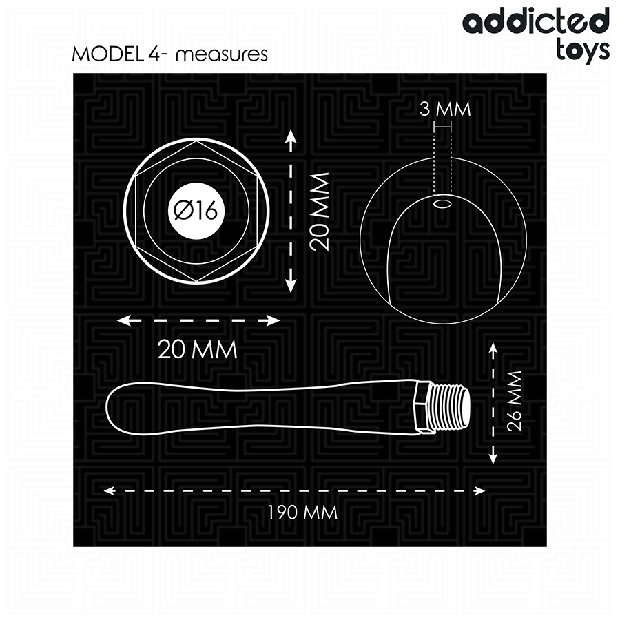 ADDICTED TOYS - NETTOYEUR ANAL AVEC ADAPTATEUR UNIVERSEL MODÈLE 4 – Image 6