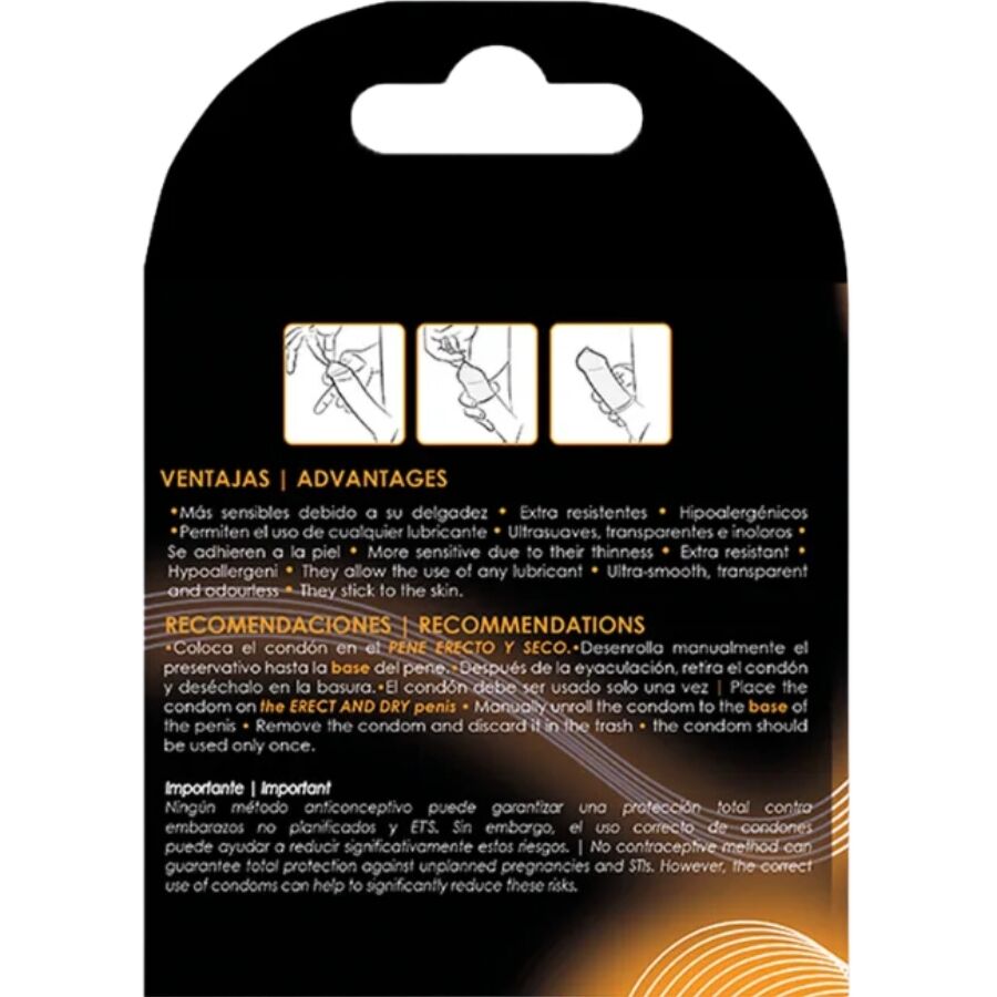 UNIQ - CLASSIC PRÉSERVATIFS SANS LATEX 3 UNITÉS – Image 2
