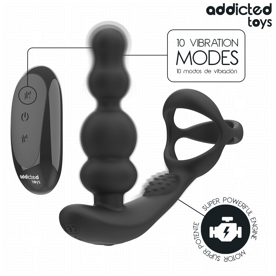 ADDICTED TOYS - MASSEUR DE PROSTATE ROTATIF À TÉLÉCOMMANDE – Image 2