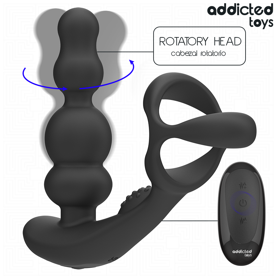 ADDICTED TOYS - MASSEUR DE PROSTATE ROTATIF À TÉLÉCOMMANDE – Image 8
