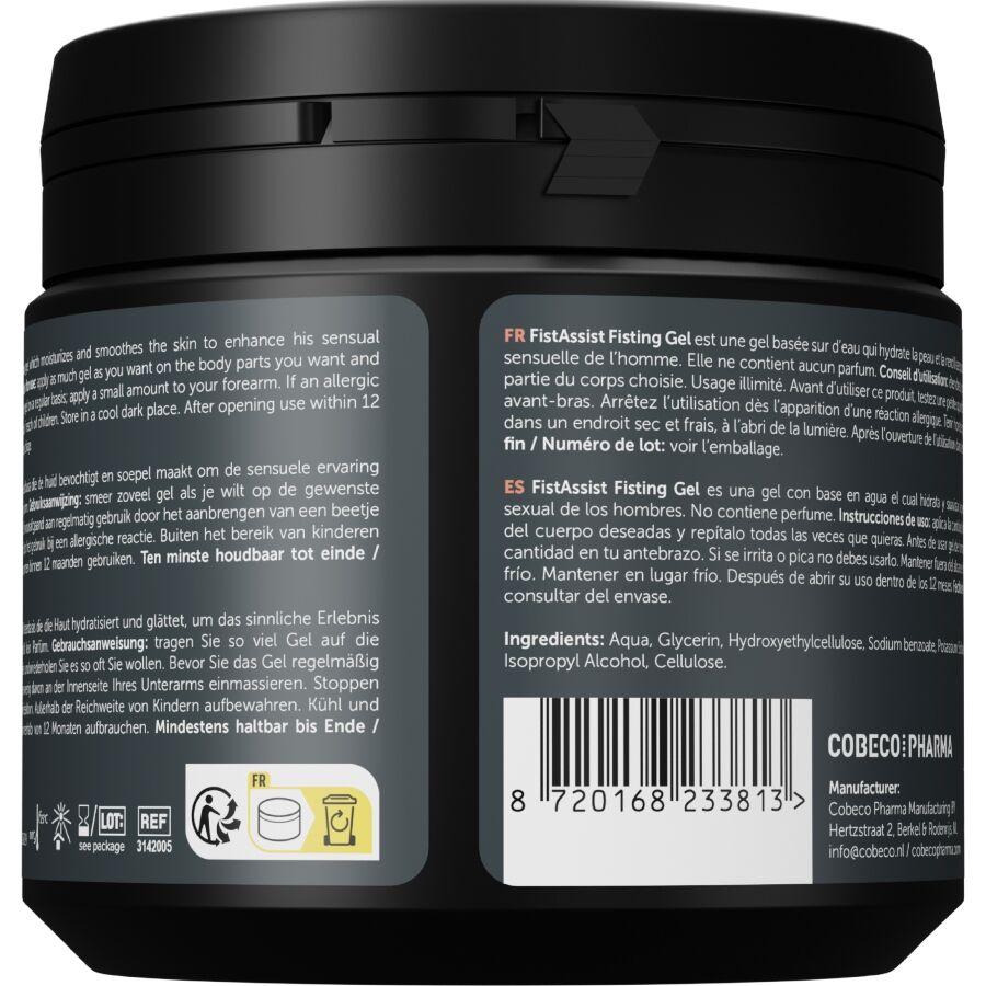 COBECO - FIST ASSIST GEL DE FISTING EXTRA-ÉPAIS À BASE DEAU 500 ML – Image 3
