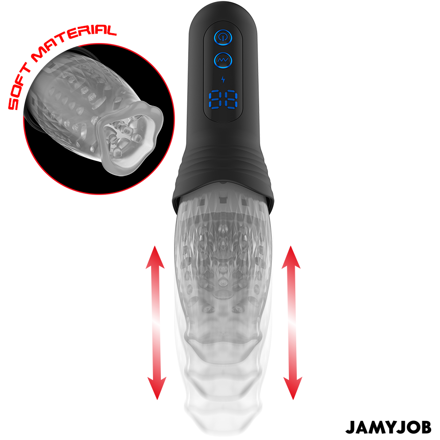 JAMYJOB - MASTURBATEUR BLOW-R AVEC MOUVEMENT DE POUSSÉE ET DE ROTATION – Image 4
